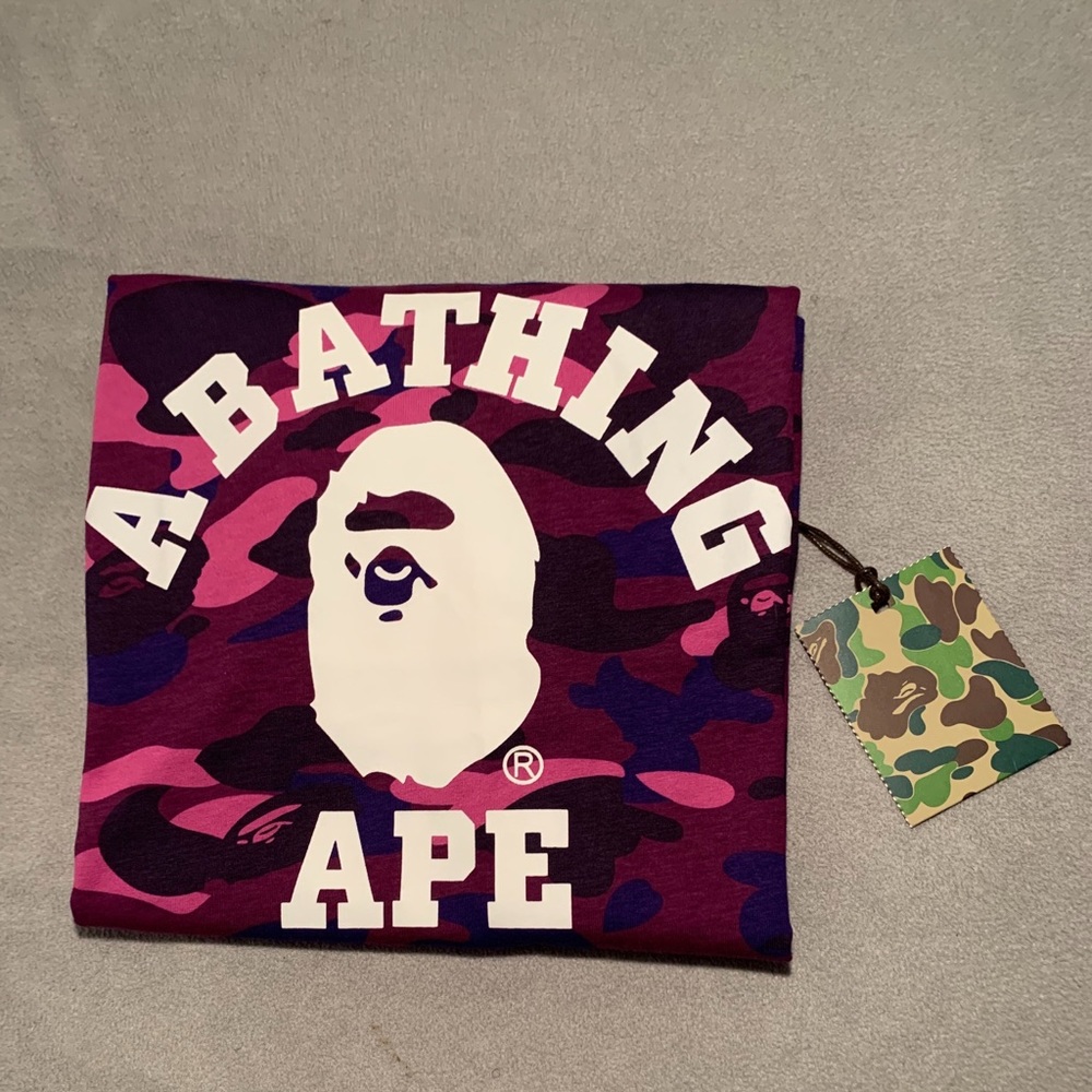 Purple BAPE Tee